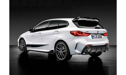 Аэродинамическая накладка M Performance, правая, чёрный глянец, для BMW 1-й серии F40, оригинал — фото 1