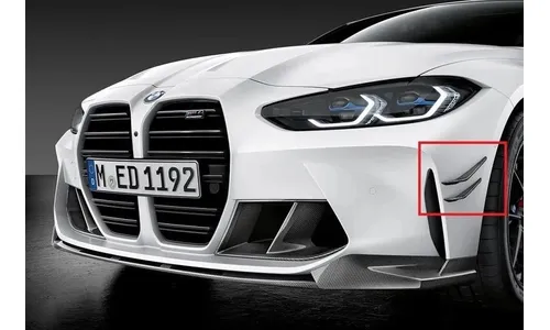 Дефлекторы-канарды M Performance для BMW M3 G80/M4 G82, оригинал — фото 1