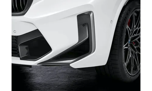 Накладка переднего воздухозаборника правая, карбоновая, M Performance для BMW X3 M F97 LCI и X4 M F98 LCI, оригинал — фото 1