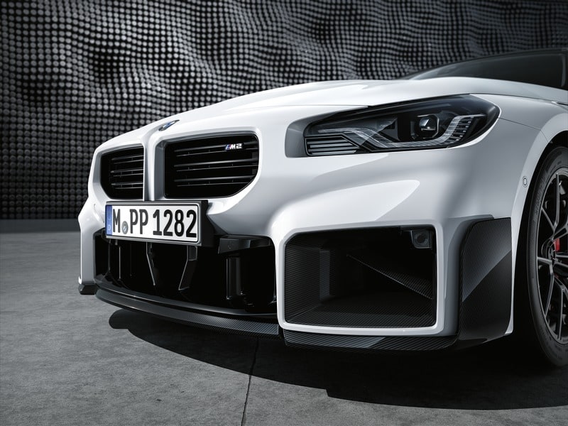 Накладка переднего воздухозаборника правая, карбоновая, M Performance для BMW M2 G87, оригинал — фото 1
