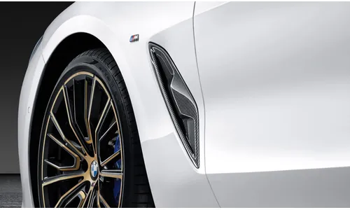 Накладка воздухозаборника крыла правая с карбоном, M Performance для BMW 8-серии G14/G15/G16, оригинал — фото 1