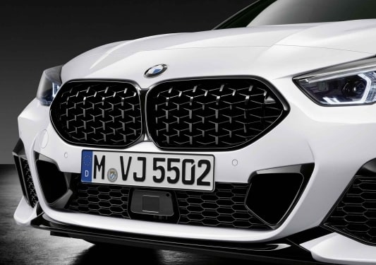 Решётка радиатора M Performance, чёрная глянцевая для BMW 2-серии F44, оригинал — фото 1