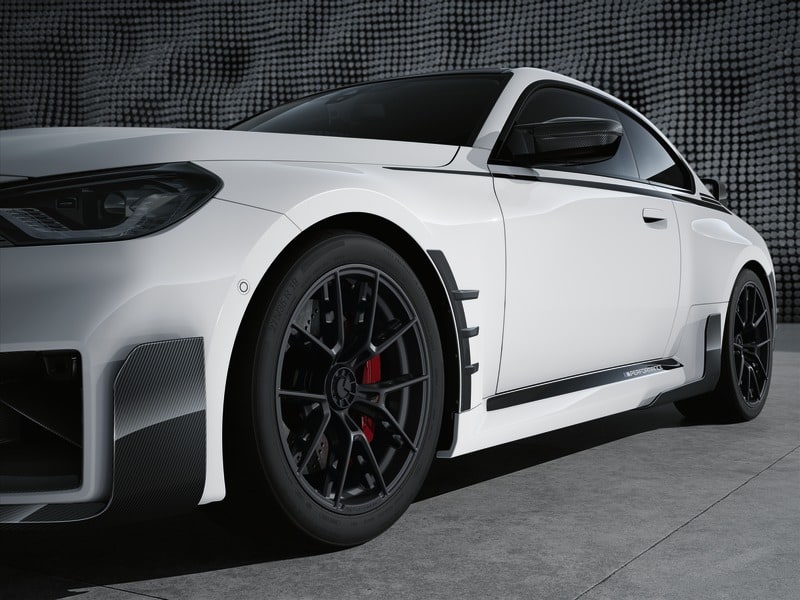 Накладка переднего крыла M Performance карбоновая, левая, для BMW M2 G87, оригинал — фото 1