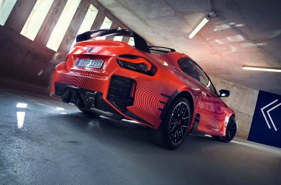 Накладка заднего крыла M Performance карбоновая, правая, для BMW M2 G87, оригинал — фото 1