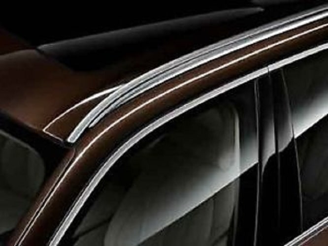 Рейлинг крыши правая, сатинированный алюминий, для BMW X1 F48, оригинал — фото 1