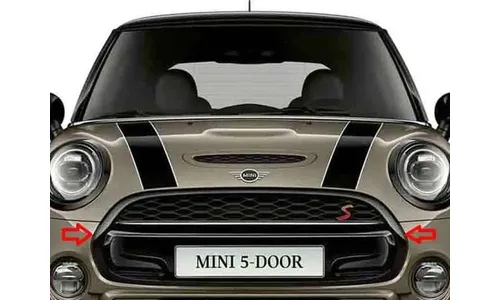 Рамка решётки декоративная Piano Black для MINI F55/F56, оригинал — фото 1