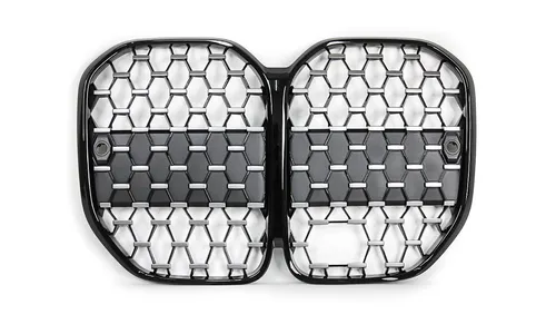 Решётка радиатора Shadow Line чёрная глянцевая для BMW 4-серии G22/G23, с SA 5DF, оригинал — фото 2