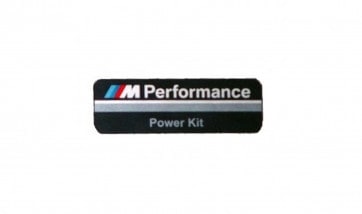Табличка M Performance Power Kit алюминиевая, оригинал BMW — фото 1