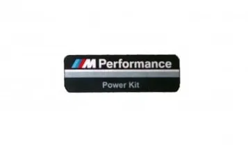 Табличка M Performance Power Kit алюминиевая, оригинал BMW — фото 1