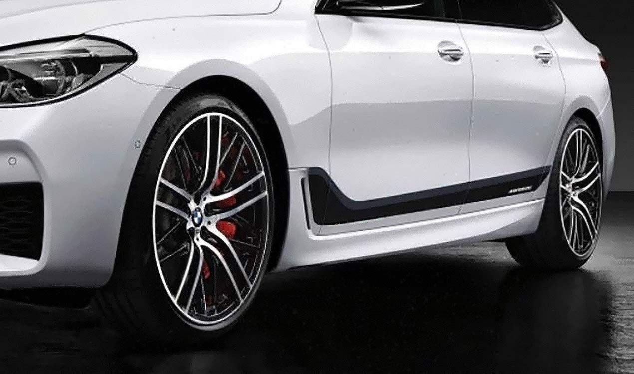 Комплект боковых полос Frozen Black M Performance для BMW 6-серии GT G32, оригинал — фото 1