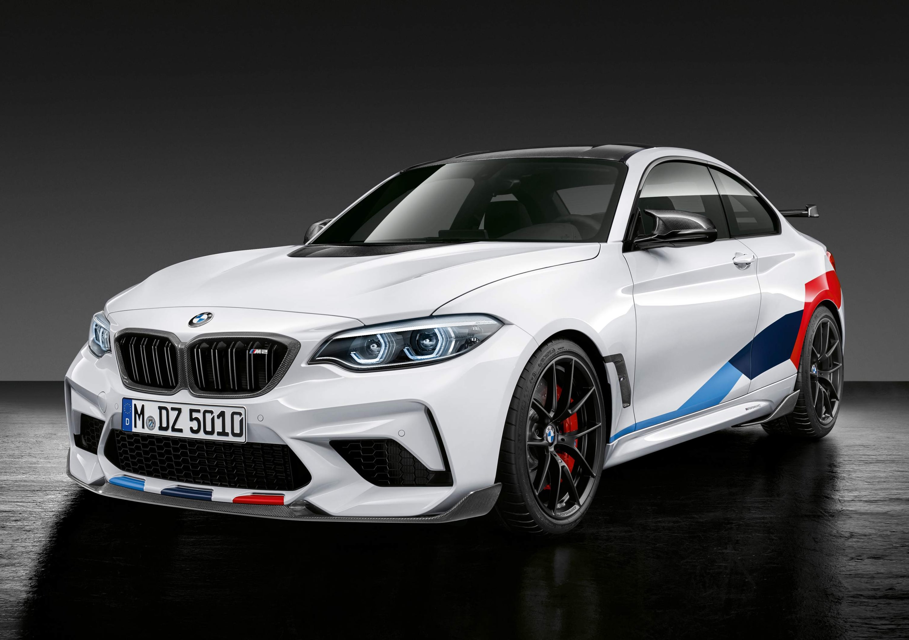 Комплект декоративных полос Motorsport M Performance для BMW M2 F87, оригинал — фото 1