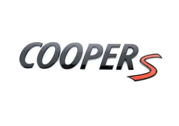 Эмблема Cooper S чёрная для MINI, оригинал — фото 1