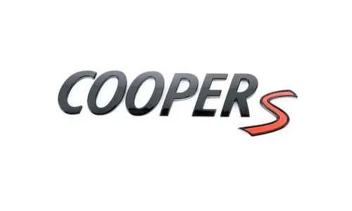 Эмблема Cooper S чёрная для MINI, оригинал — фото 1