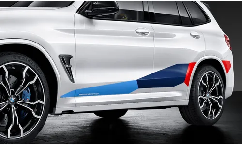 Комплект декоративных полос Motorsport M Performance для BMW X3 M F97 и X4 M F98, оригинал — фото 1