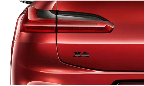 Эмблема-надпись X4 чёрная BMW, оригинал — фото 1