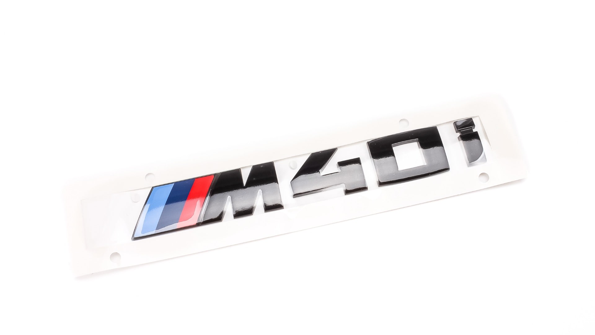 Эмблема M40i чёрная глянцевая для BMW X4 G02, оригинал — фото 2