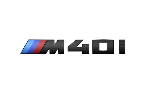 Эмблема M40i чёрная глянцевая для BMW Z4 G29, оригинал — фото 1