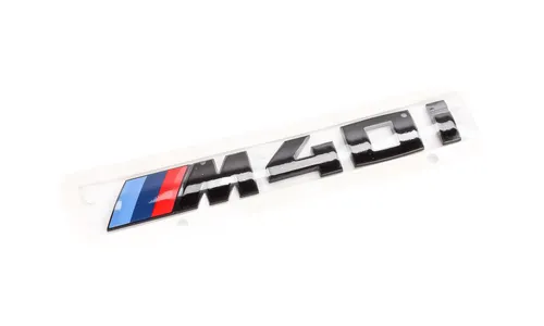 Эмблема M40i чёрная глянцевая для BMW Z4 G29, оригинал — фото 2