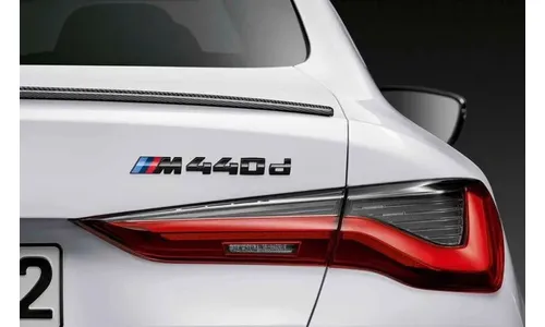 Эмблема-надпись M440d для BMW 4-серии G22, оригинал — фото 1
