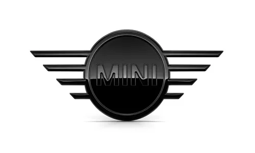 Эмблема багажника Piano Black для MINI J01, оригинал — фото 1