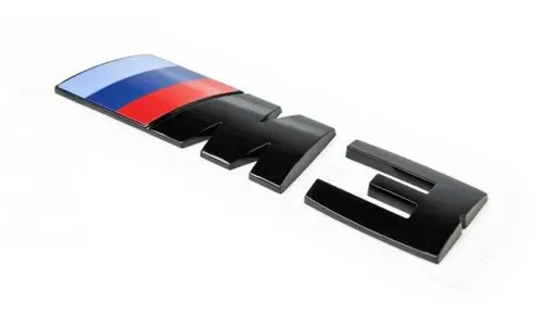 Эмблема BMW с обозначением M3, чёрная, оригинал — фото 1
