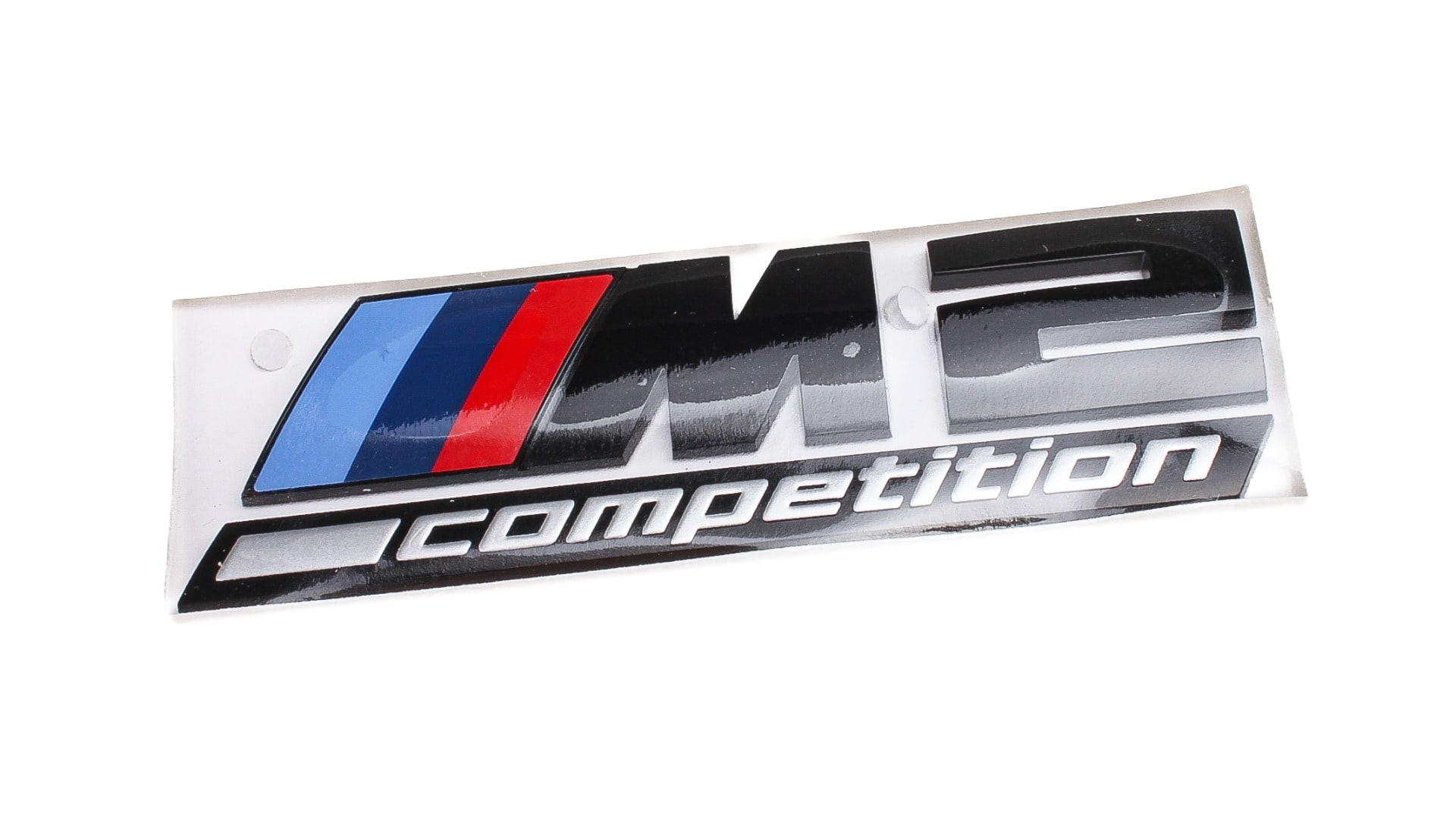 Эмблема M2 Competition чёрная для BMW M2 F87, 100 × 35 мм, оригинал — фото 2