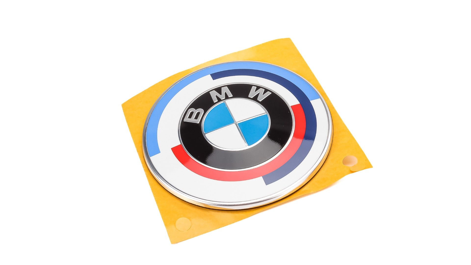 Эмблема «50 лет M» 74 мм для крышки багажника BMW 1-й серии F40, оригинал — фото 2