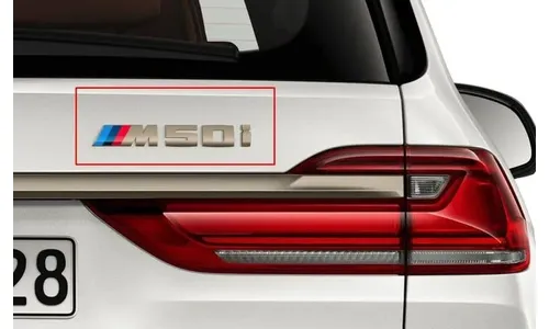 Эмблема-надпись M50i BMW, оригинал — фото 1
