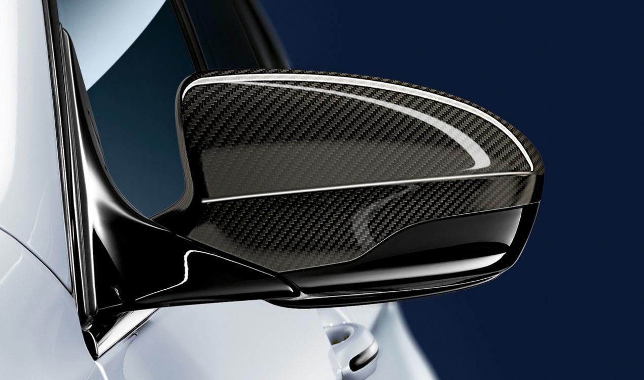 Крышка наружного зеркала левая, карбоновая M Performance для BMW X2 F39, оригинал — фото 1
