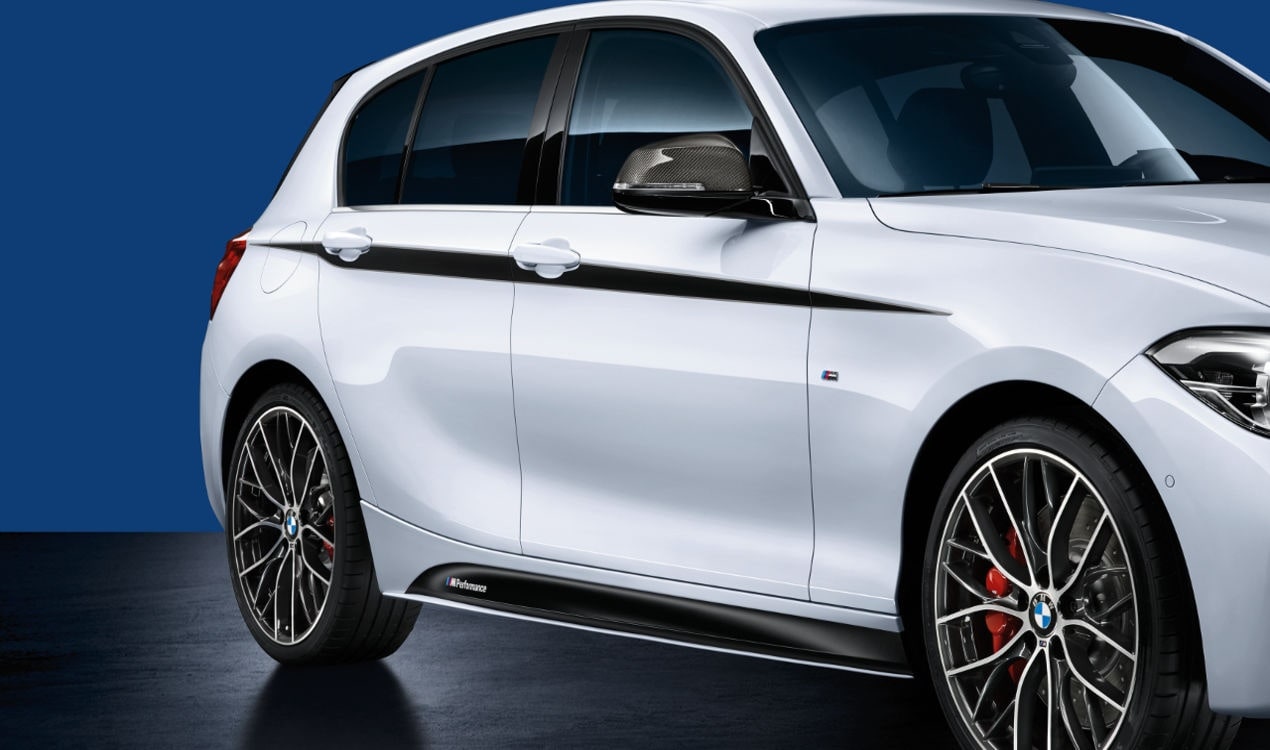 Накладка бокового порога M Performance правая, для BMW 1-й серии F20, оригинал — фото 1