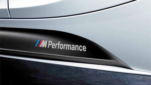 Комплект плёнок порогов M Performance Frozen Black для BMW 3-й серии F30/F31, оригинал — фото 1
