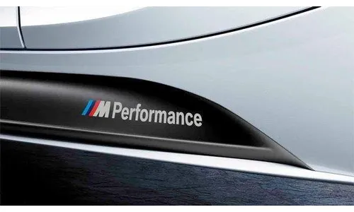 Комплект плёнок порогов M Performance Frozen Black для BMW 3-й серии F30/F31, оригинал — фото 1