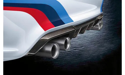 Диффузор заднего бампера M Performance карбоновый для BMW M2 F87, оригинал — фото 1