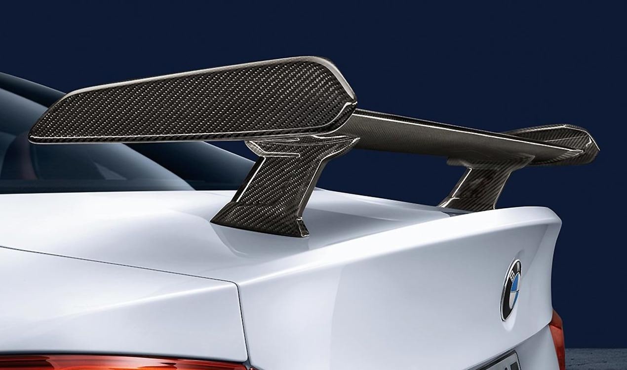 Спойлер задний сквозной M Performance Carbon для BMW 4-й серии F32 и M4 F82, оригинал — фото 1