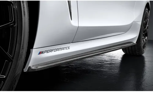 Накладка бокового порога M Performance правая, карбоновая, для BMW 8-й серии G14/G15 и M8 F91/F92, оригинал — фото 1