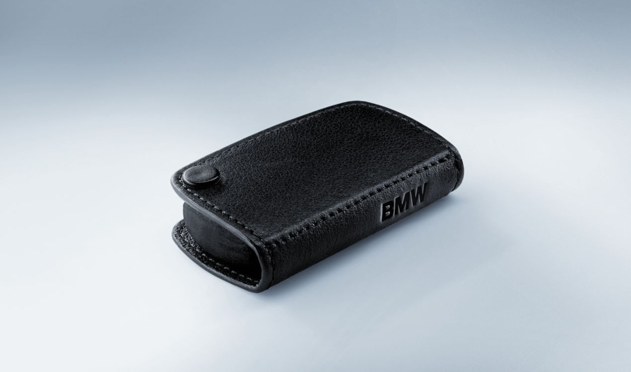 Чехол для ключа BMW E60/E61/E70/E71/E72/E81/E82/E83/E84/E87/E88/E90/E91/E92/E93, чёрный, оригинал — фото 1