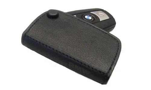 Чехол для ключа BMW E60/E61/E70/E71/E72/E81/E82/E83/E84/E87/E88/E90/E91/E92/E93, чёрный, оригинал — фото 2