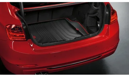 Коврик багажника формованный с красной окантовкой Sport для BMW 3-серии Touring F31, оригинал — фото 1