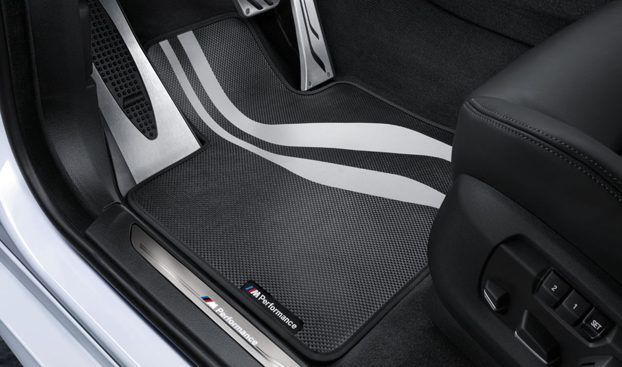 Комплект передних ковриков M Performance для BMW 5-серии F10/F11, оригинал — фото 1