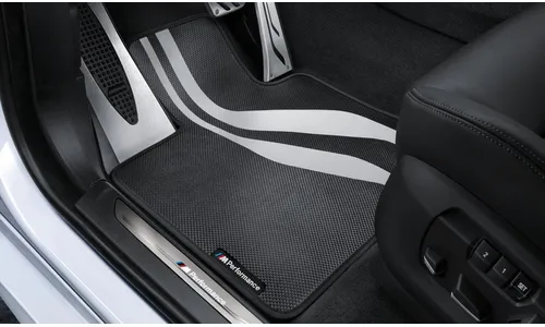 Комплект передних ковриков M Performance для BMW 5-серии F10/F11, оригинал — фото 1