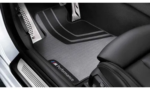 Коврики салона M Performance всепогодные передние для BMW 3-й серии F30/F31 и M3 F80, оригинал — фото 1