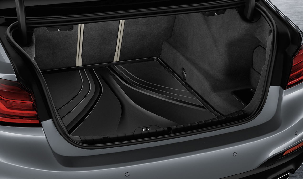Формованный коврик багажника для BMW 5-серии G30 PHEV, оригинал — фото 1
