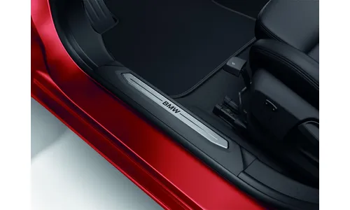 Коврики салона велюровые передние и задние для BMW 1-й серии F40 и 2-й серии F44, черный, оригинал — фото 1