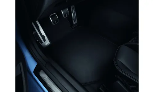 Коврики салона велюровые передние и задние для BMW X1 F48 и X2 F39, серый, оригинал — фото 1