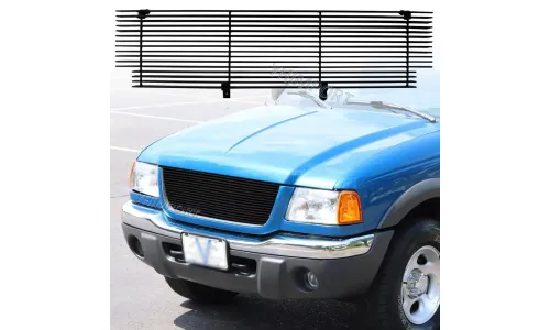 черная центральная верхняя Grille 2001 2002 2003 Ford Ranger XLT XL 2WD решетка — фото 1
