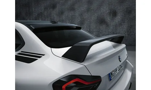 Спойлер кромки крыши M Performance глянцевый чёрный для BMW M2 G87, оригинал — фото 1