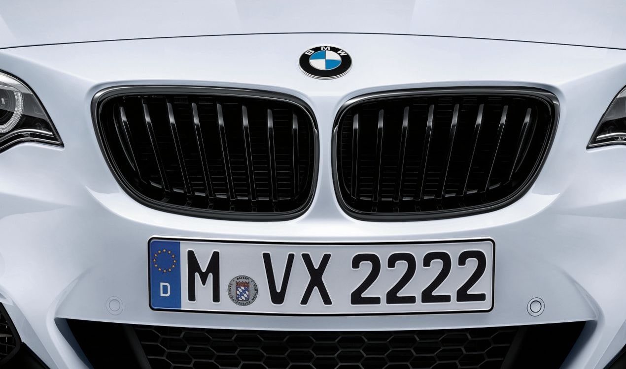 Решётка радиатора M Performance левая для BMW 2-серии F23/F22, оригинал — фото 1