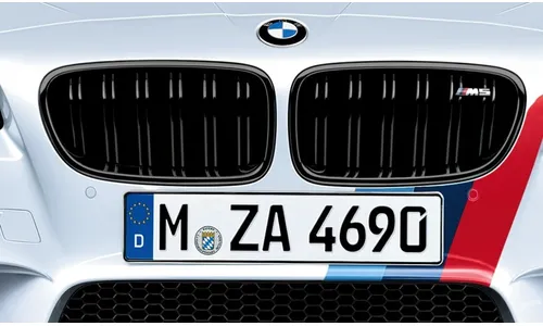 Решётка радиатора M Performance левая для BMW 5-серии F10, оригинал — фото 1