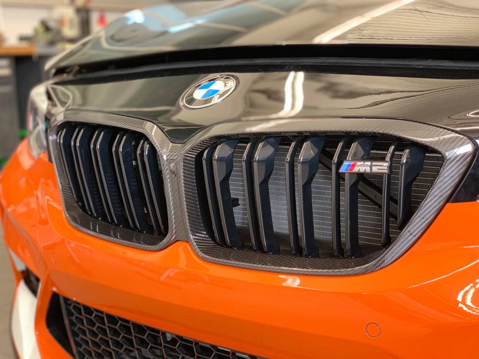 Решётка радиатора M Performance карбоновая для BMW M2 F87, оригинал — фото 2