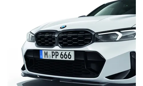 Решётка радиатора M Performance Mesh карбоновая для BMW 3-серии G20/G21 LCI, оригинал — фото 1